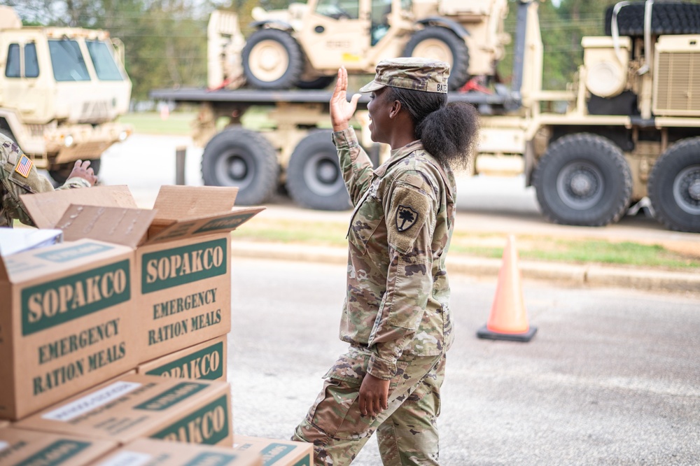 20241001 - 59th Aviation Troop Command Conducts Point of Distribution in Saluda, South Carolina