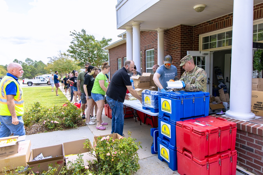 Red Cross Feed Families Impacted by Helene