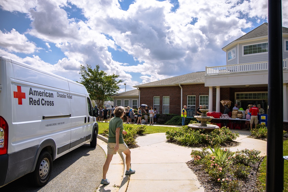 Red Cross Supporting Soldiers and Fort Eisenhower