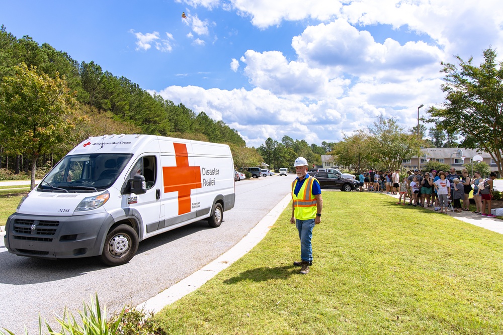 Red Cross Arrives at Eisenhower