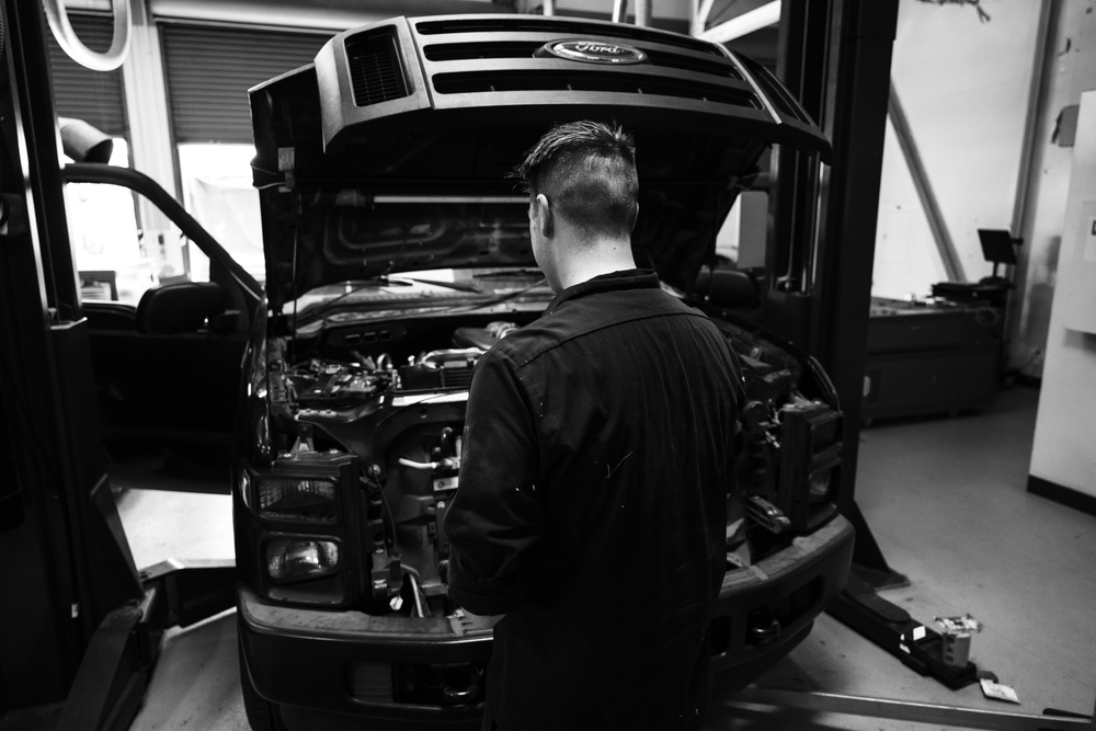 Air National Guard Vehicle Maintenance