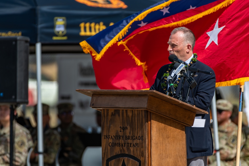 Maj. Gen. Stephen F. Logan becomes the 22nd Adjutant General for the State of Hawaii