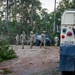 Georgia National Guard Soldiers conduct road clearing operations in Augusta