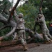 Georgia National Guard Soldiers conduct road clearing operations in Augusta