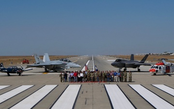 NAS Lemoore Runway 32L Ribbon Cutting