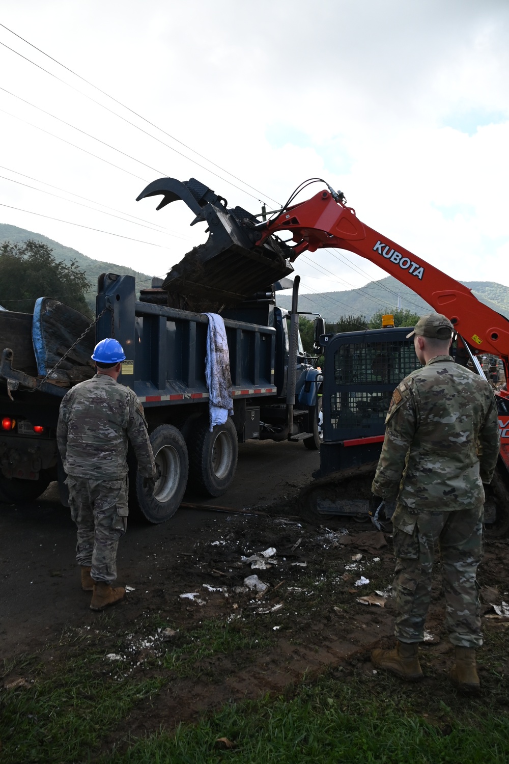 Cleaning debris