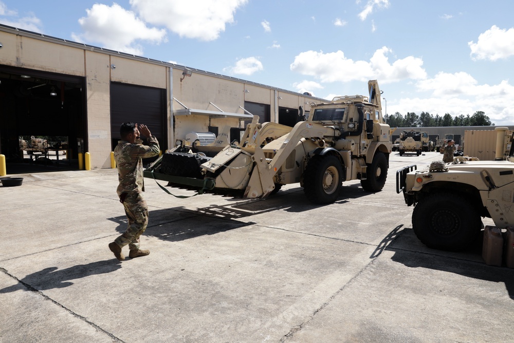 U.S. Soldiers assist civil authorities during Hurricane Helene