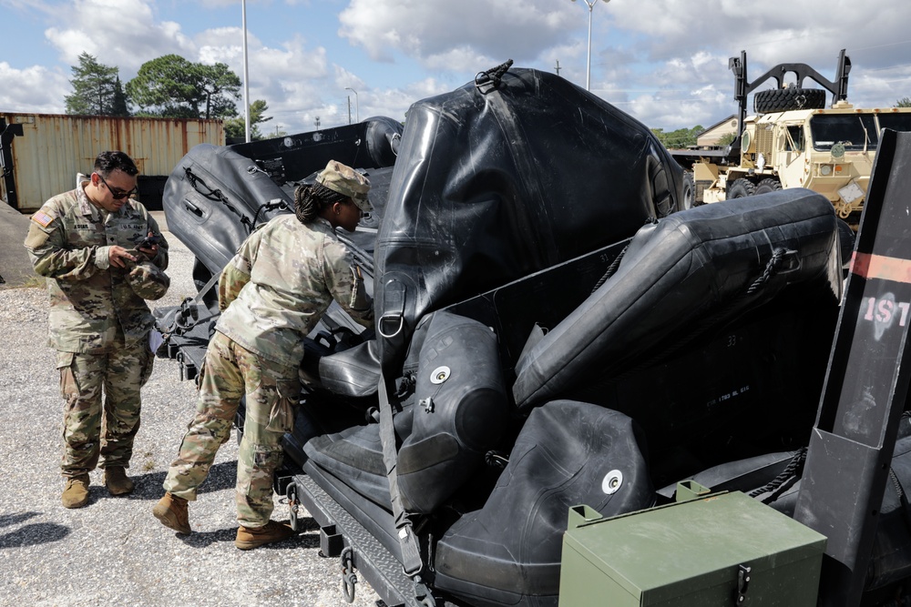 U.S. Soldiers assist civil authorities during Hurricane Helene