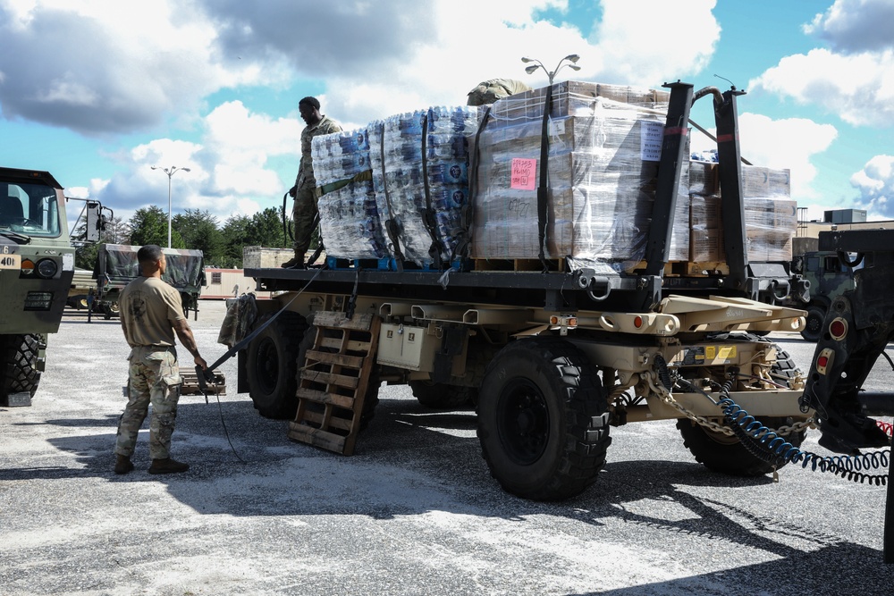 U.S. Soldiers assist civil authorities during Hurricane Helene