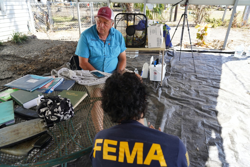 FEMA Helps Survivors Who Lost Their Home After Hurricane Helene in Suwannee, Florida