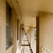 Out With The Old, In With The New: Construction workers prepare to demolish the Mackie Hall barracks