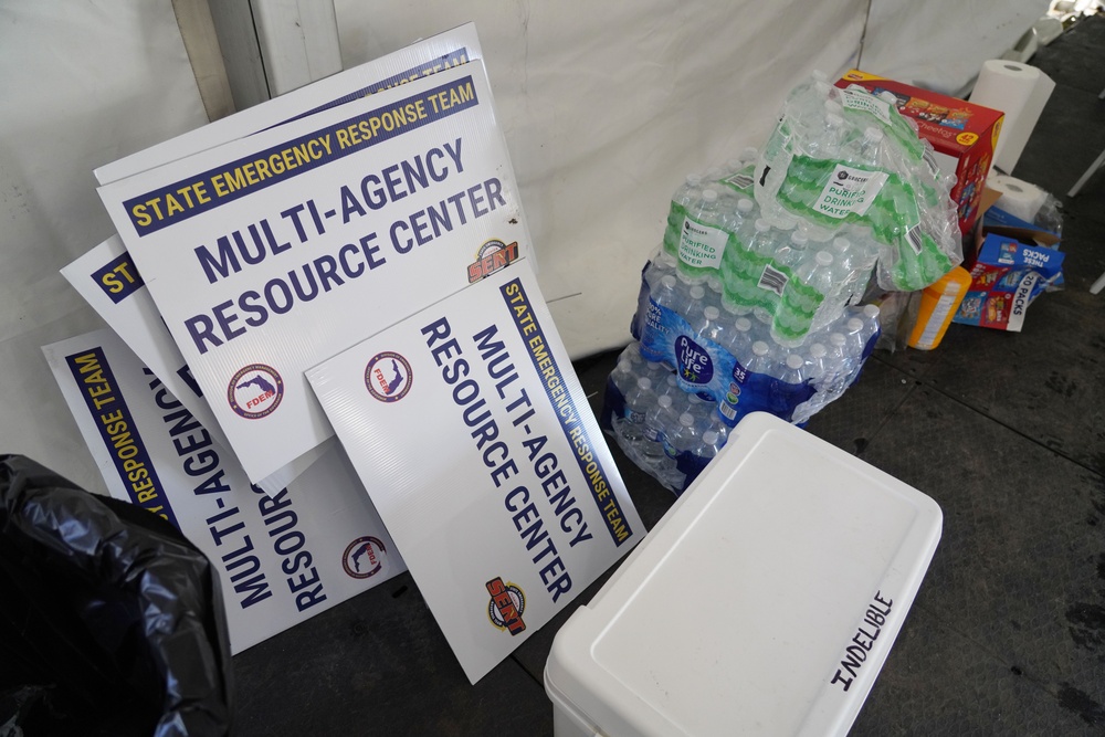 FEMA Disaster Survivor Assistance Teams Evaluates Space for a Multi-Agency Resource Center in Suwannee, Florida