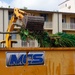 Out With The Old, In With The New: Construction workers prepare to demolish the Mackie Hall barracks