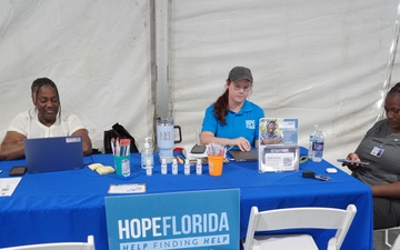 FEMA Disaster Survivor Assistance Teams Sets Up Multi-Agency Resource Center in Suwannee, Florida