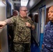 JMSDF Commander, Escort Division 5 visits USS Boxer