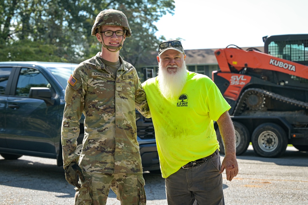 Georgia National Guardsmen provide response and recovery aid post Hurricane Helene