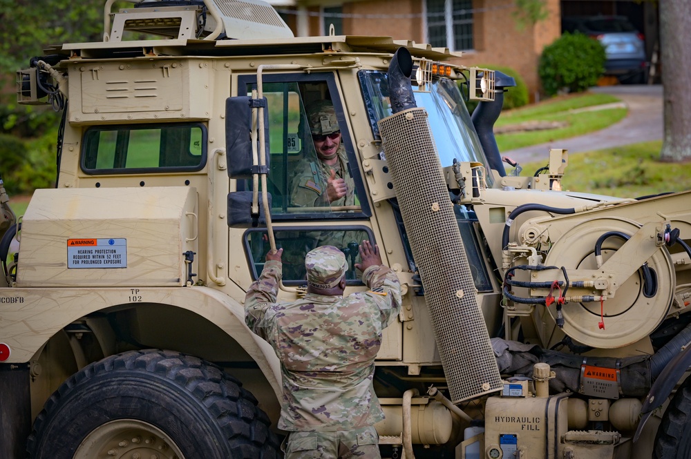 Georgia National Guardsmen provide response and recovery aid post Hurricane Helene