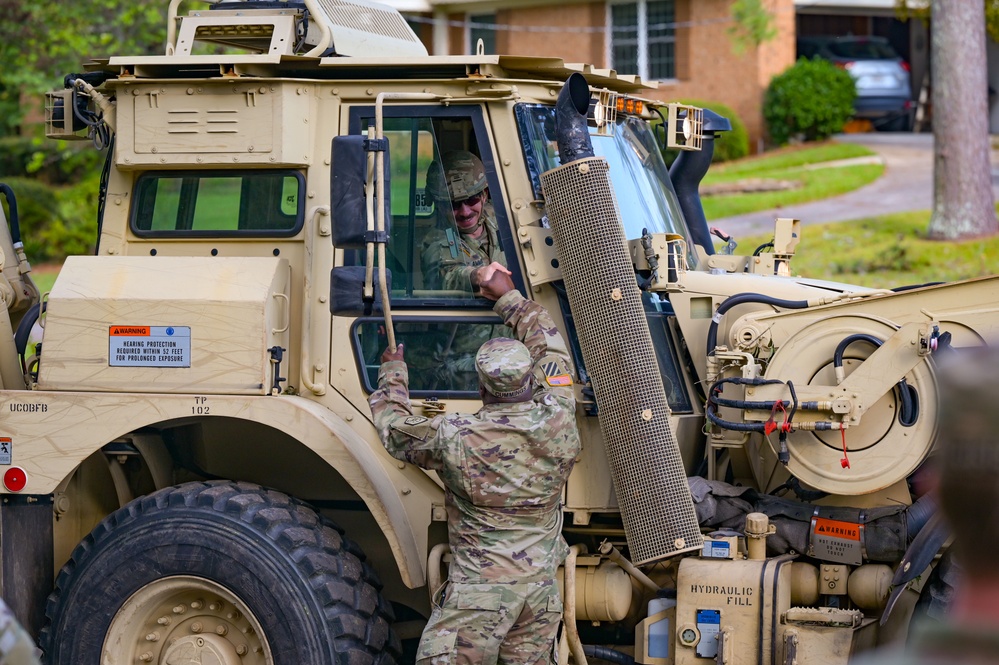 Georgia National Guardsmen provide response and recovery aid post Hurricane Helene