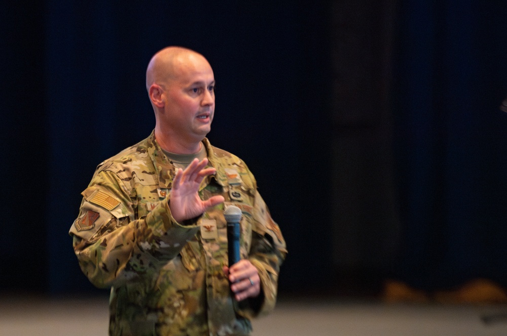 374 AW command team host first all-call