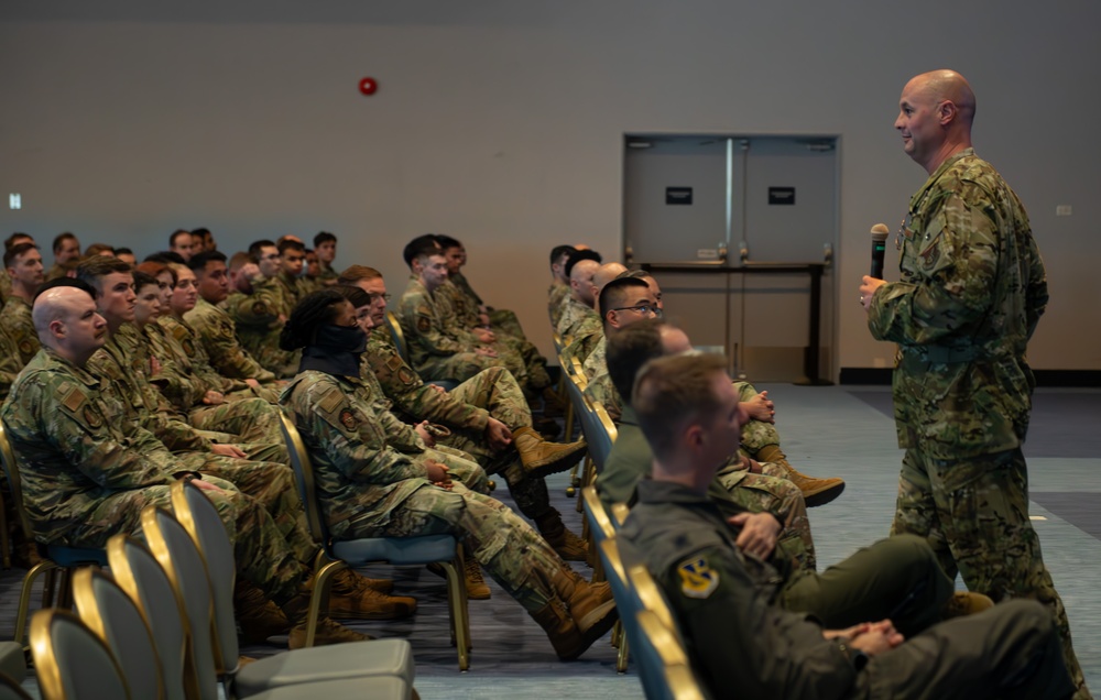 374 AW command team host first all-call