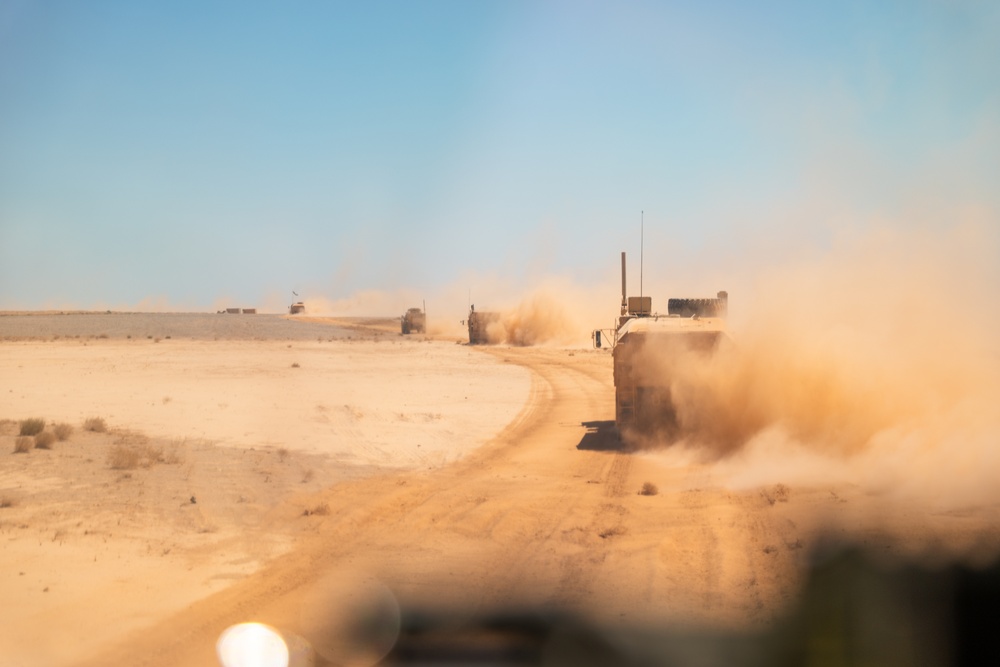 Task Force Thunder command team visits out station Soldiers