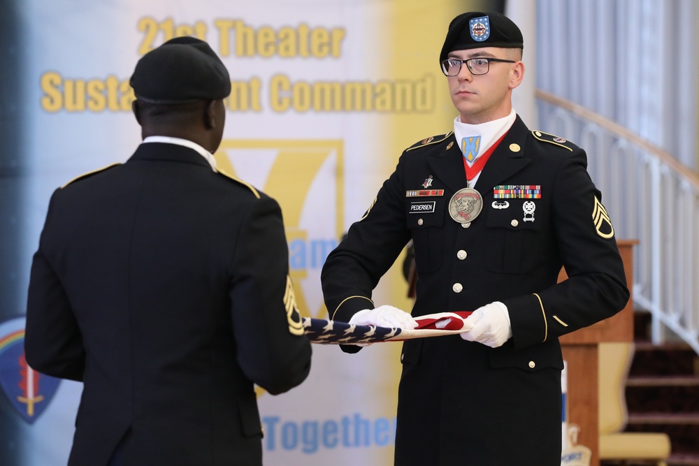 21st Theater Sustainment Command hosts Quarterly Retirement Ceremony