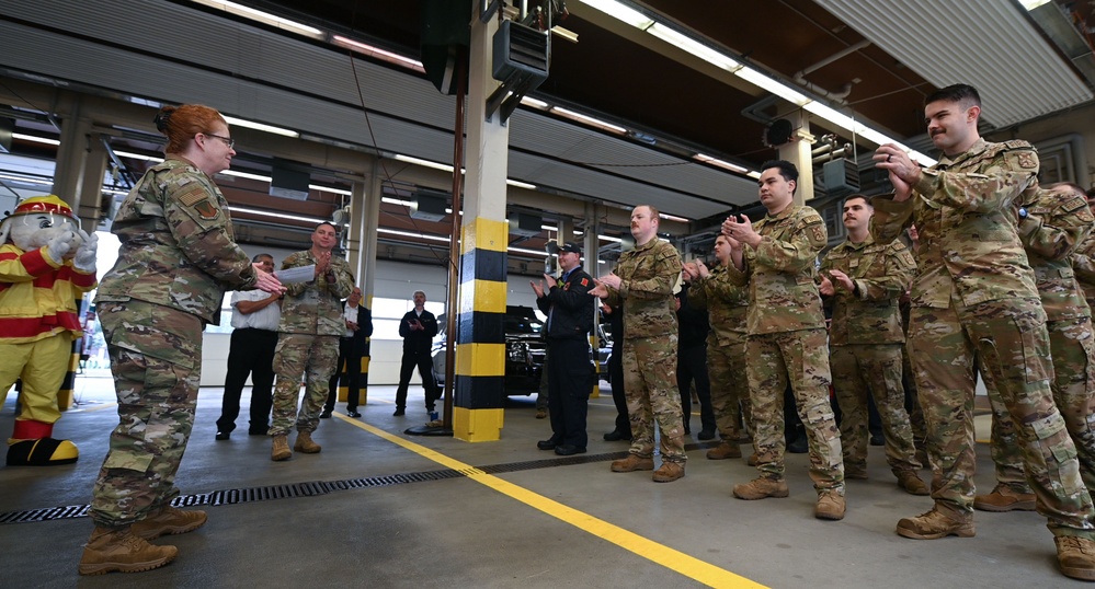 Ramstein AB commander kicks off 2024 fire prevention week