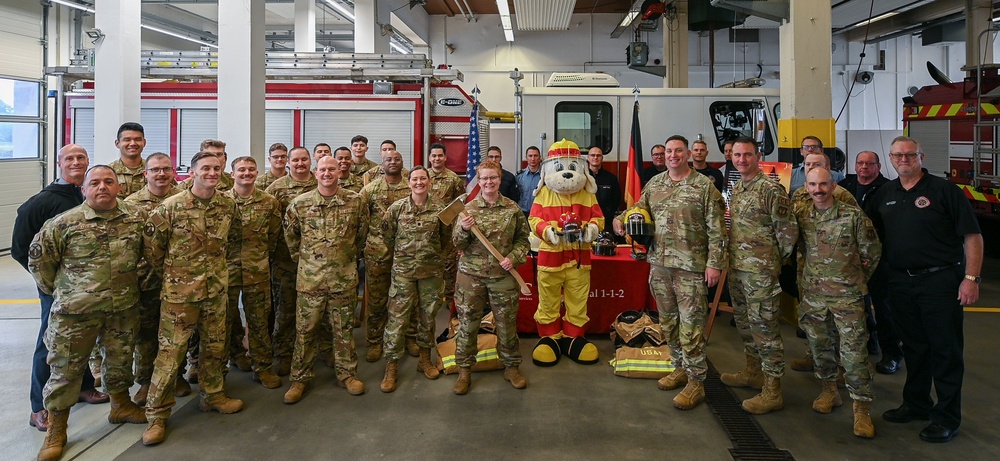 Ramstein AB commander kicks off 2024 fire prevention week