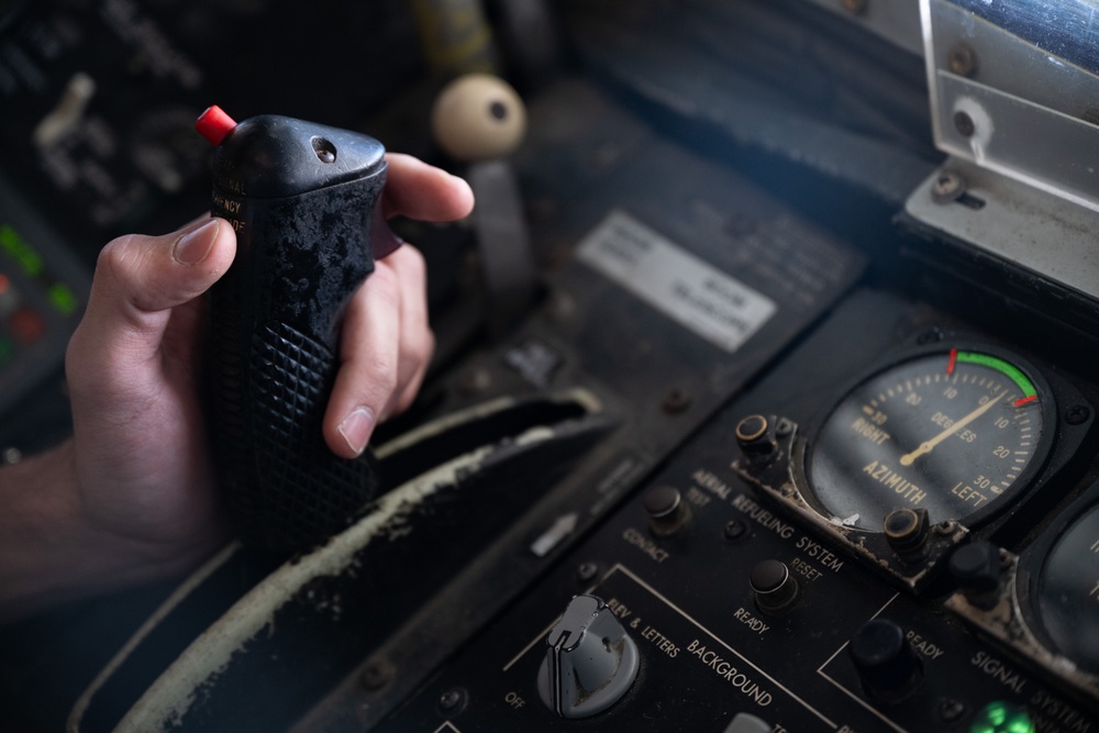 U.S KC-135s refuel F-15s in U.S. Central Command