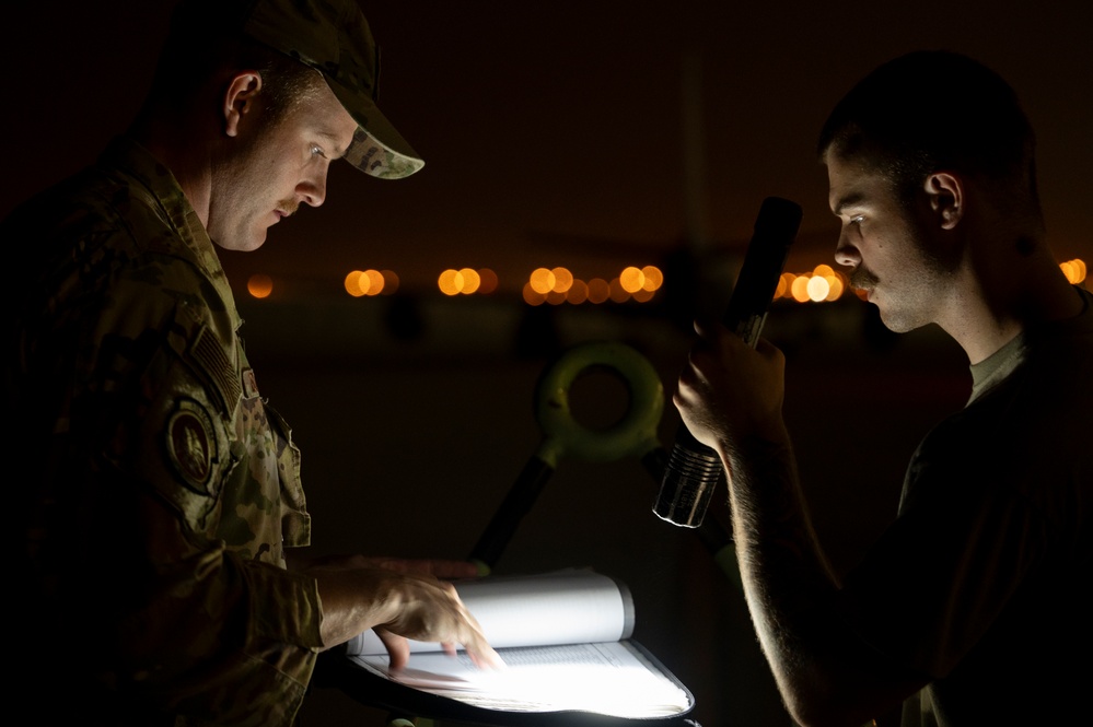 CENTCOM F-15E Aerial Refuel