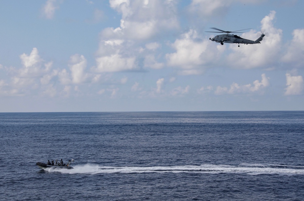 USS Dewey (DDG 105) Conducts Force Protection Drill While Operating in the Timor Sea