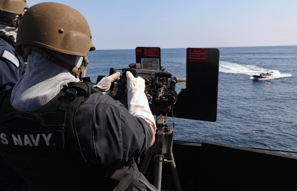 USS Dewey (DDG 105) Conducts Force Protection Drill While Operating in the Timor Sea