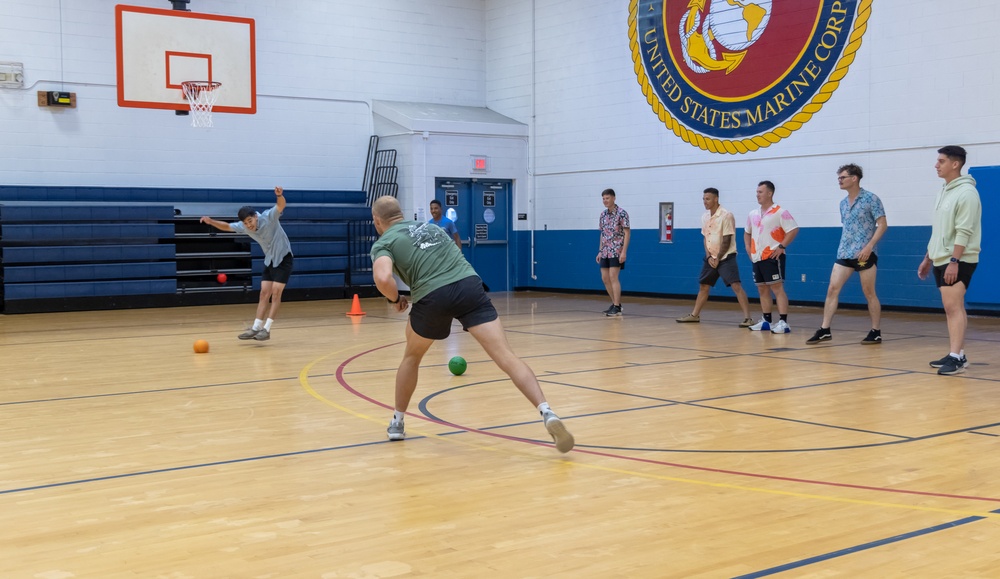 2nd ANGLICO and NATO Allies Compete in Dodgeball Showdown: Burmese Chase 24