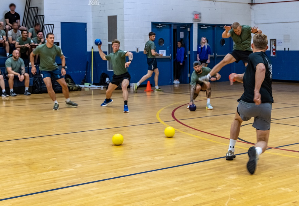 2nd ANGLICO and NATO Allies Compete in Dodgeball Showdown: Burmese Chase 24