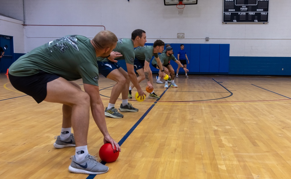 2nd ANGLICO and NATO Allies Compete in Dodgeball Showdown: Burmese Chase 24