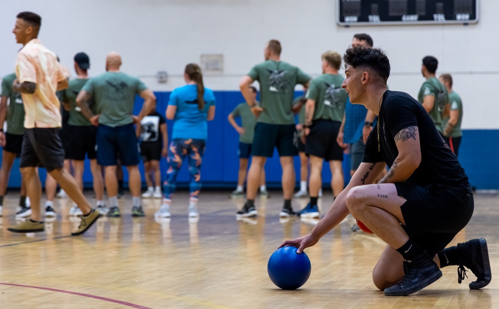 2nd ANGLICO and NATO Allies Compete in Dodgeball Showdown: Burmese Chase 24