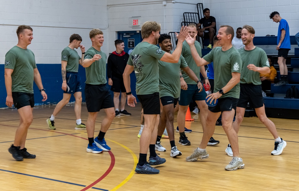 2nd ANGLICO and NATO Allies Compete in Dodgeball Showdown: Burmese Chase 24