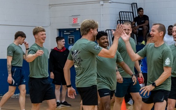 2nd ANGLICO and NATO Allies Compete in Dodgeball Showdown: Burmese Chase 24