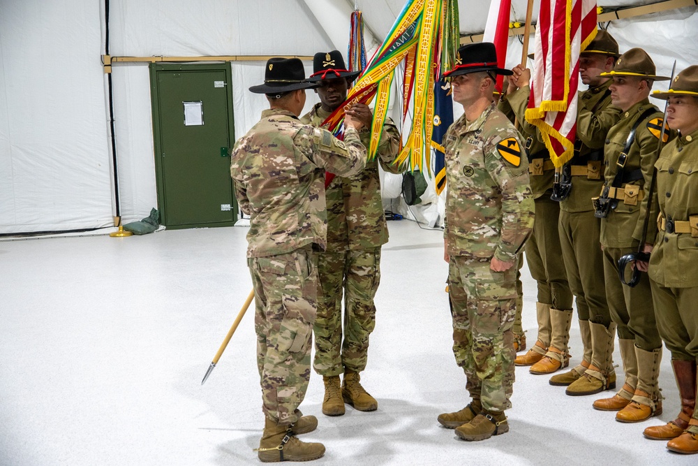 The Red Team Conducts Assumption of Responsibility Ceremony in Poland