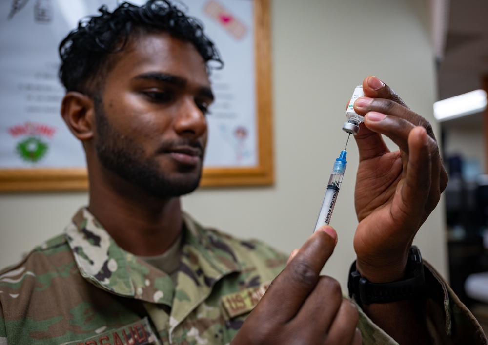 Dover Airmen take a shot at flu season