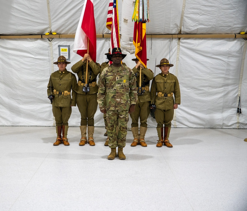 The Red Team Conducts Assumption of Responsibility Ceremony in Poland