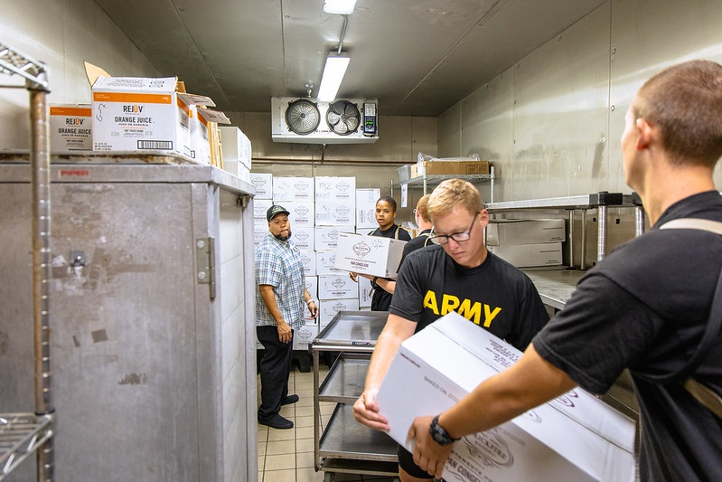 Reopening to Feed Soldiers