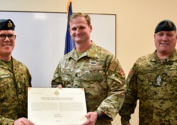 Canadian Armed Forces Awards Kansas ANG Unit with Top Honors