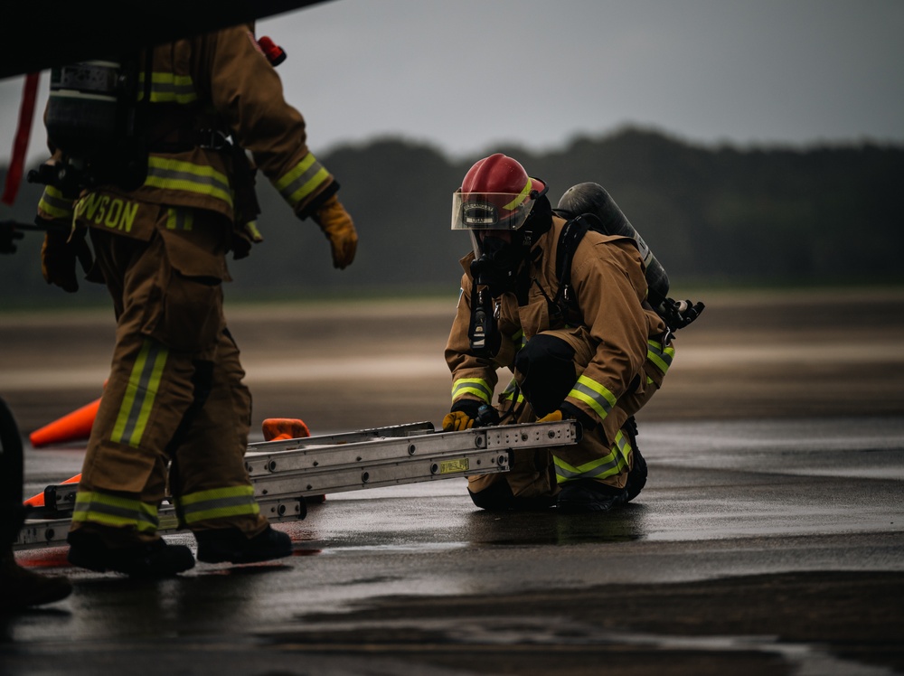 Exercise, Exercise, Exercise: Firemen successfully retrieve pilot