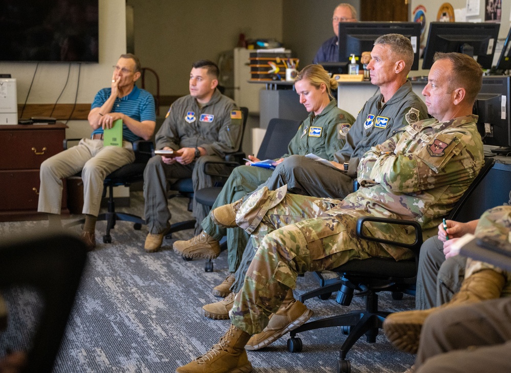 19th AF Visits Vance AFB