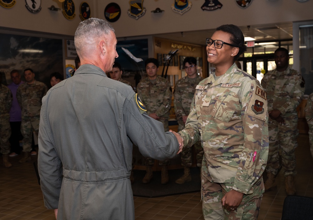 19th AF Visits Vance AFB