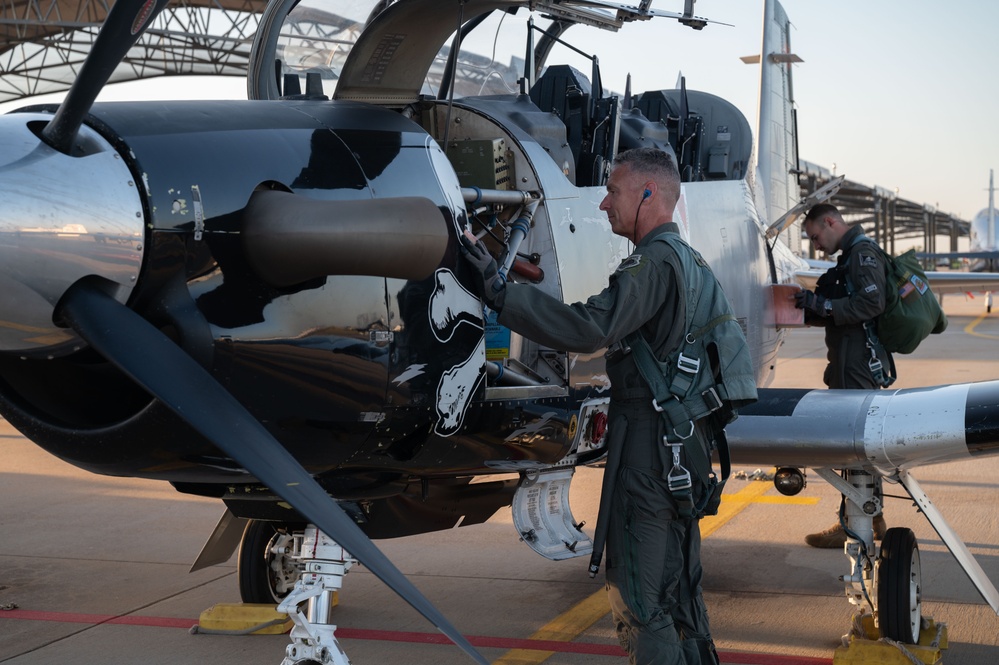 19th AF Visits Vance AFB