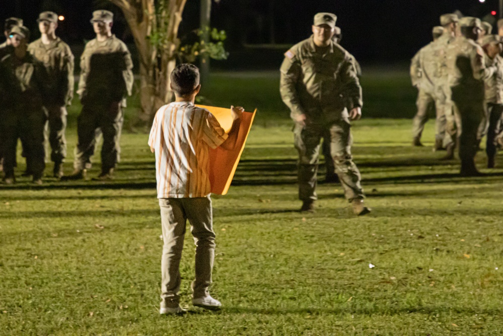 Soldiers with the 293rd Military Police Company, 385th Military Police Battalion reunite with loved ones after nine months in Europe