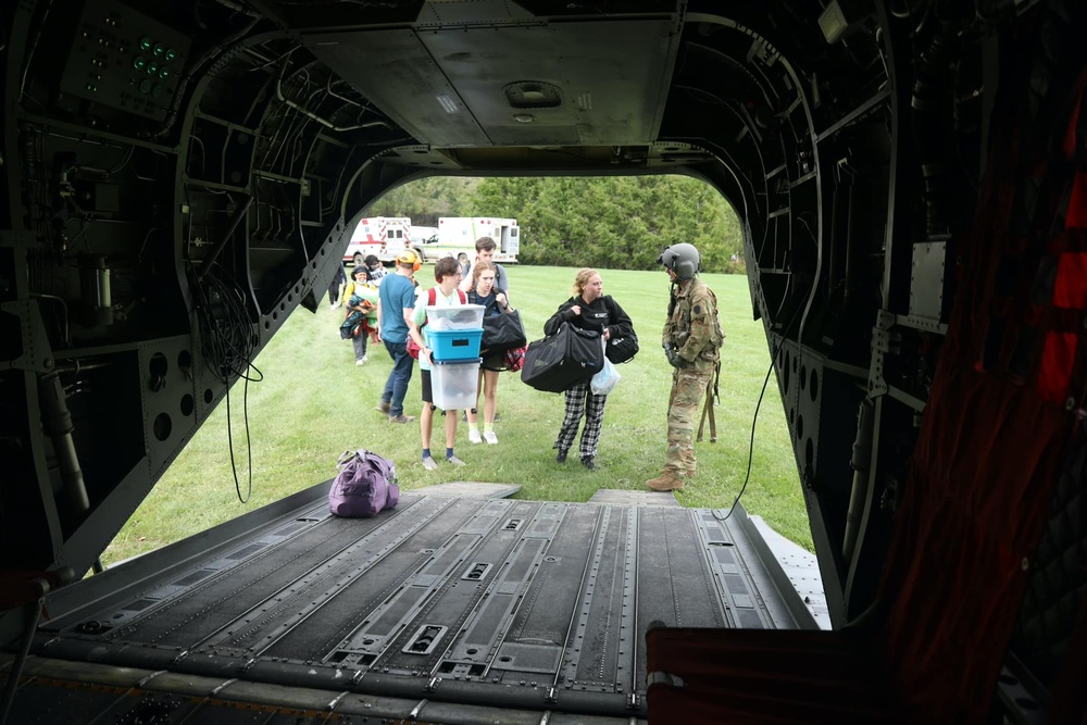 NC National Guard Responds to Tropical Storm Helene