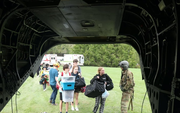 NC National Guard Responds to Tropical Storm Helene